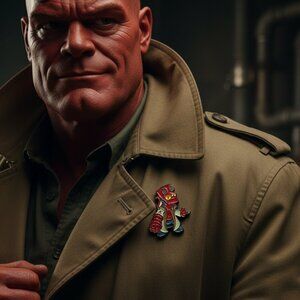 😈 HellBart Cartoon Mash-Up Enamel Pin Fandom ✨